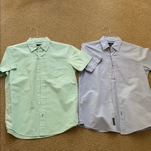 Lot of 2 Short sleeve button downs
